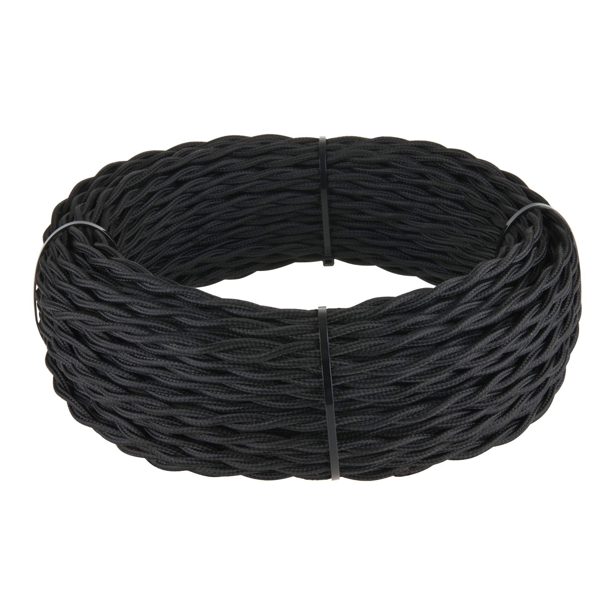 Ретро кабель витой  3х1,5  (черный) Ретро кабель витой  3х1,5  (черный)