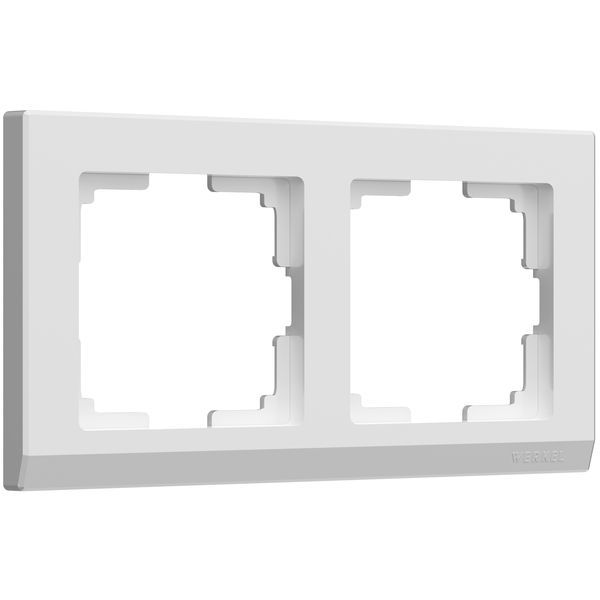 Рамка на 2 поста (белый) W0021801