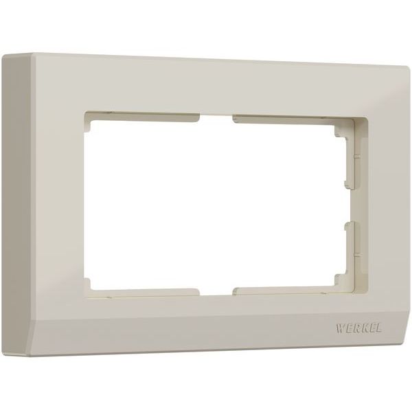 Рамка для двойной розетки (слоновая кость) W0081803