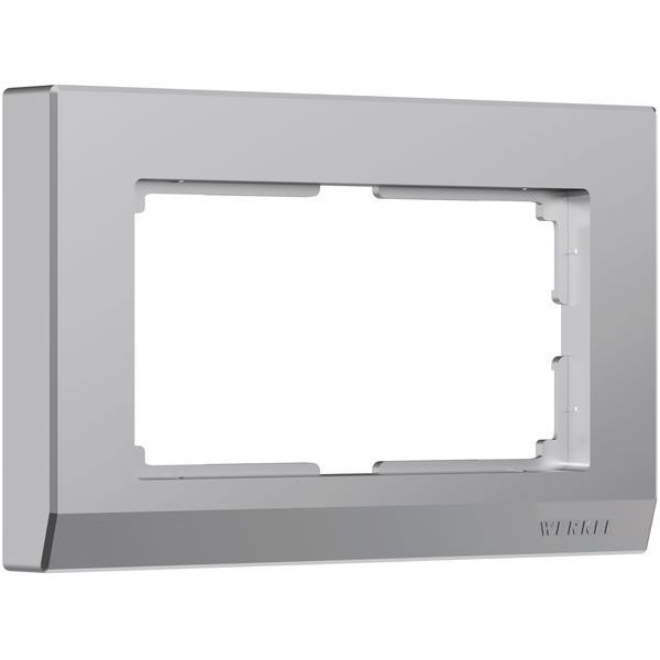 Рамка из пластика для двойной розетки Stark слоновая кость