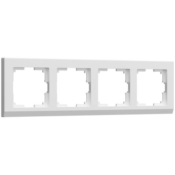 Рамка на 4 поста (белый) W0041801