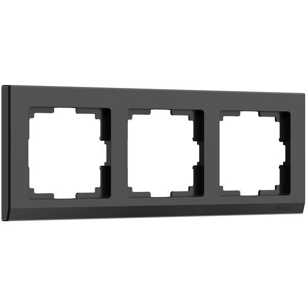 Рамка на 3  поста (черный) W0031808