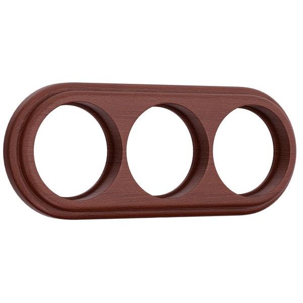 Рамка на 3 поста (итальянский орех) W0035225