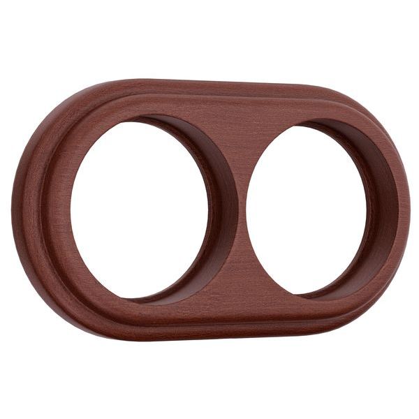 Рамка на 2 поста (итальянский орех) W0025225