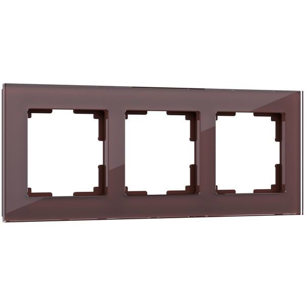 Рамка на 3 поста (мокко) W0031118