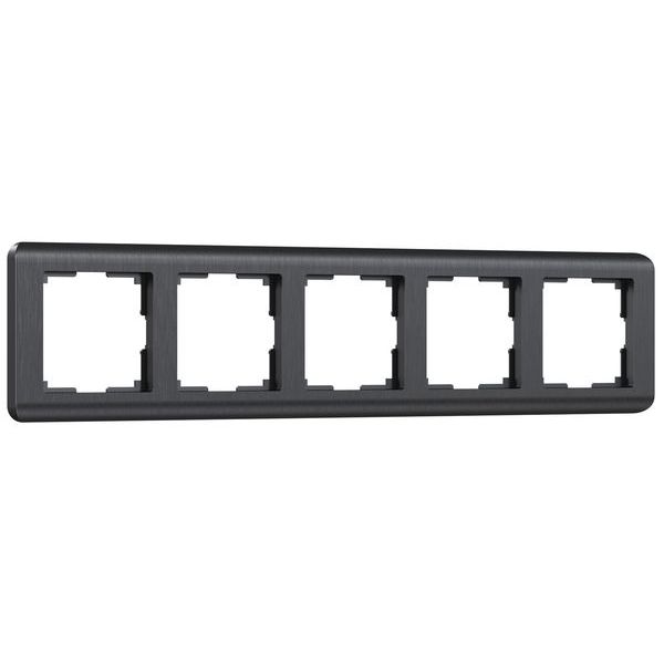 Рамка на 5 постов (графит) W0052104