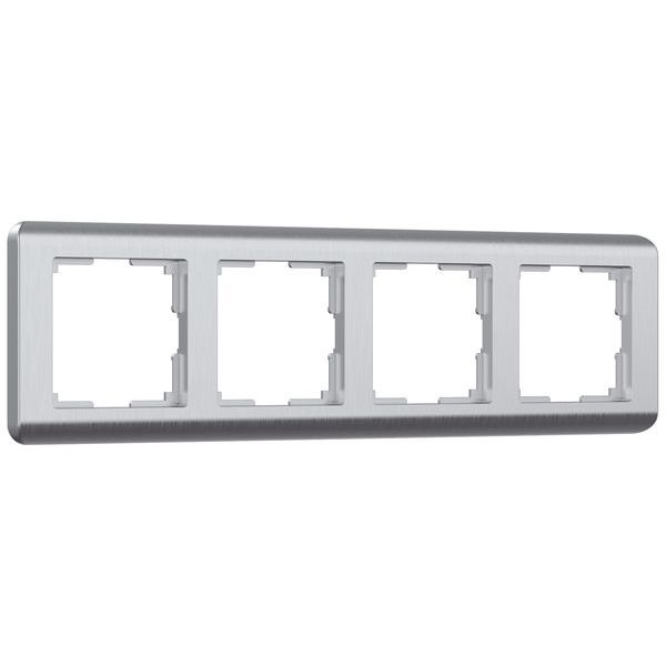 Рамка на 4 поста (серебряный) W0042106