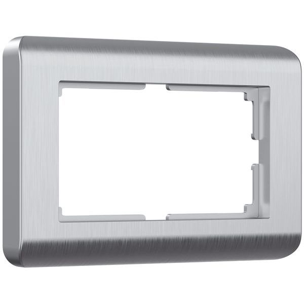 Рамка для двойной розетки (серебряный) W0082106