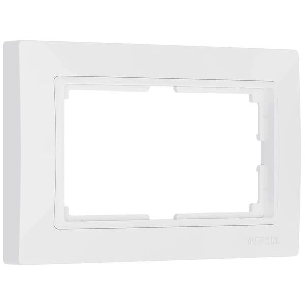 Рамка для двойной розетки (белый, basic) W0082001