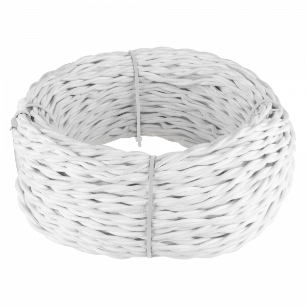 Ретро кабель витой 3х2,5 песочный 50 м