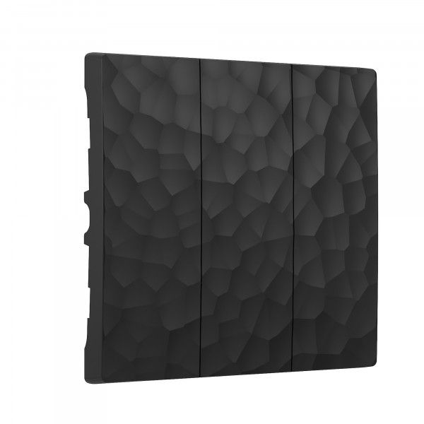 Набор клавиш для выключателя трехклавишного (черный) W1239008