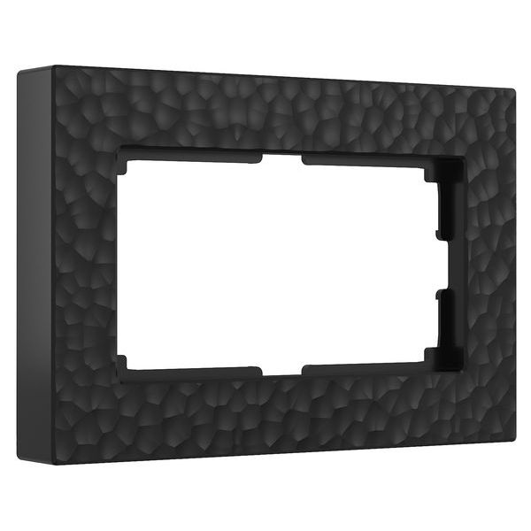 Рамка для двойной розетки (черный) W0082408