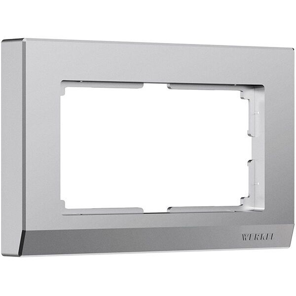 Рамка из пластика для двойной розетки Stark слоновая кость