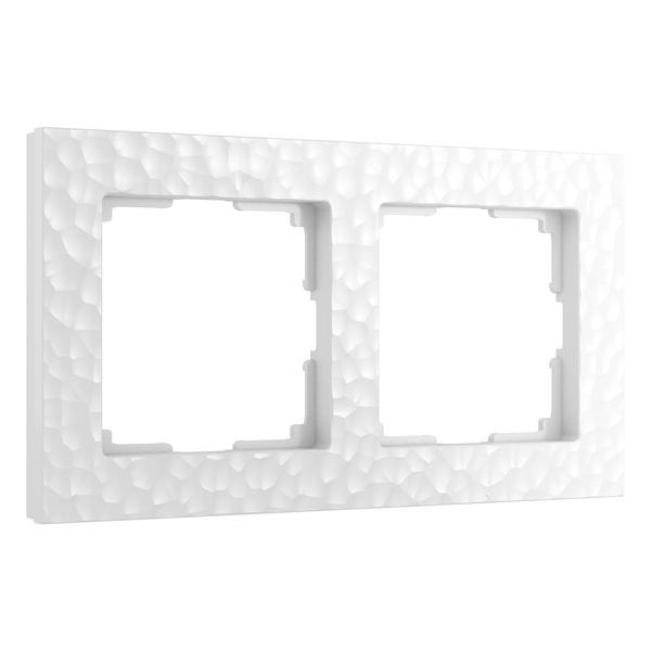 Рамка на 2 поста (белый) W0022401