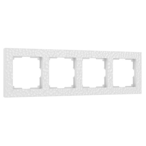 Рамка на 4 поста (белый) W0042401
