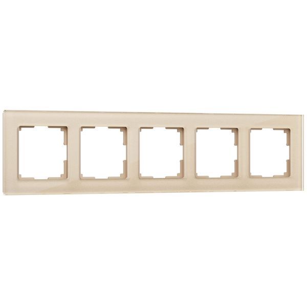 Рамка на 5 постов (шампань) W0051111