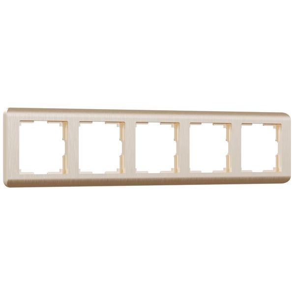 Рамка на 5 постов (шампань) W0052111